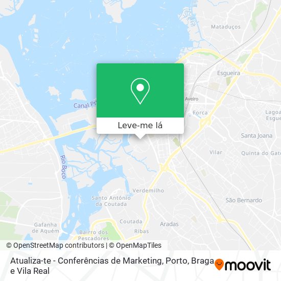 Atualiza-te - Conferências de Marketing mapa