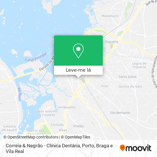 Correia & Negrão - Clínica Dentária mapa