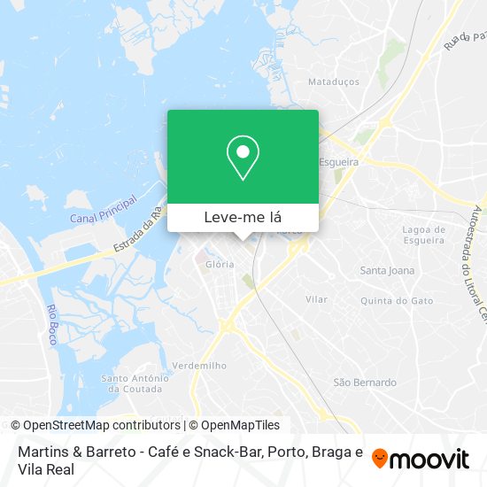 Martins & Barreto - Café e Snack-Bar mapa