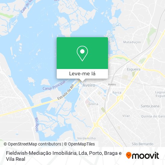 Fieldwish-Mediação Imobiliária, Lda mapa