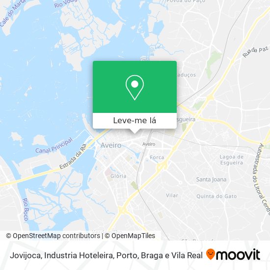 Jovijoca, Industria Hoteleira mapa
