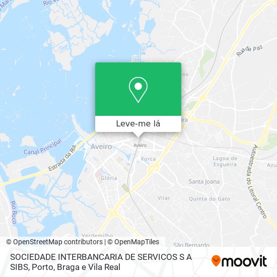 SOCIEDADE INTERBANCARIA DE SERVICOS S A SIBS mapa