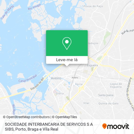 SOCIEDADE INTERBANCARIA DE SERVICOS S A SIBS mapa