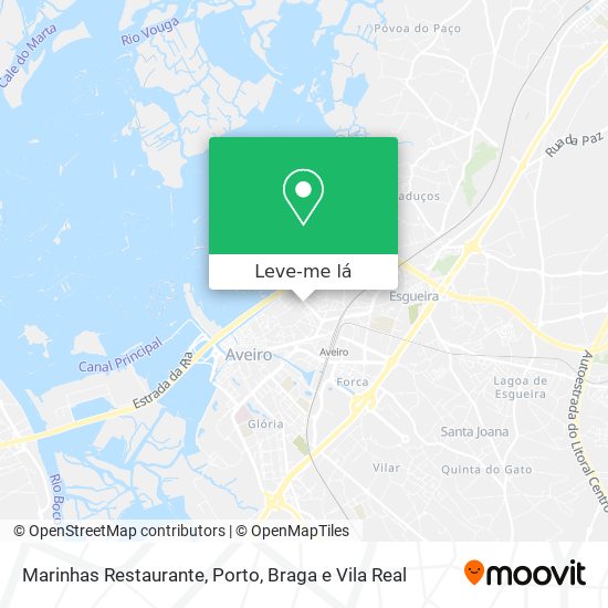 Marinhas Restaurante mapa