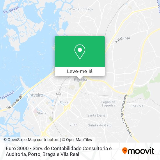 Euro 3000 - Serv. de Contabilidade Consultoria e Auditoria mapa