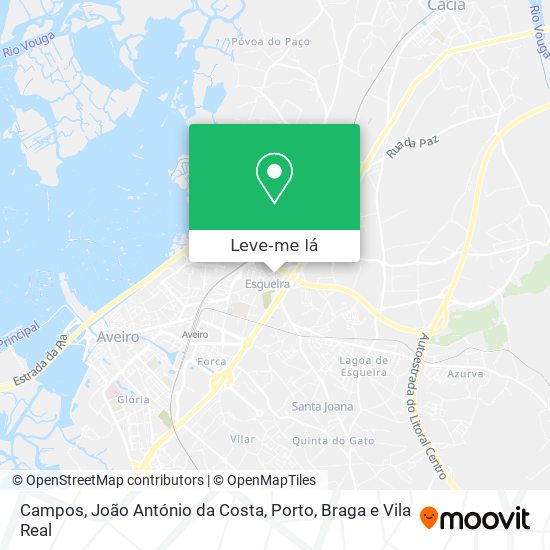 Campos, João António da Costa mapa