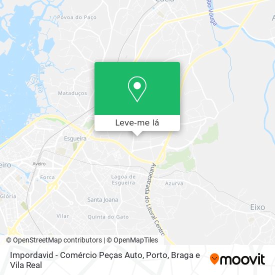 Impordavid - Comércio Peças Auto mapa