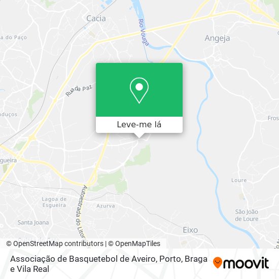 Associação de Basquetebol de Aveiro mapa