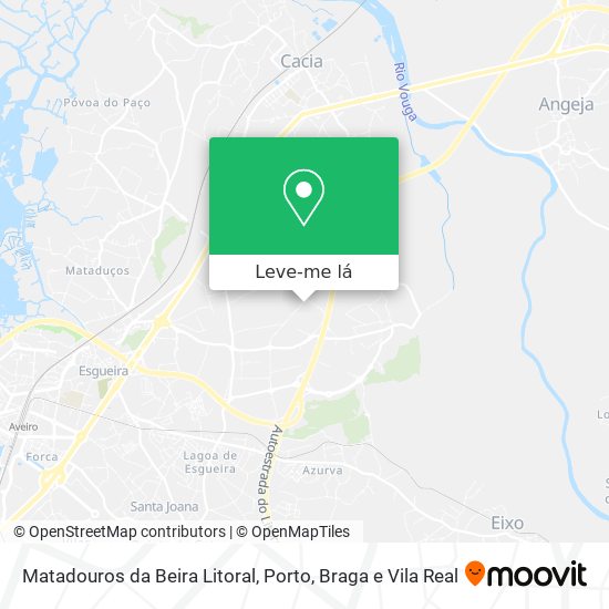 Matadouros da Beira Litoral mapa