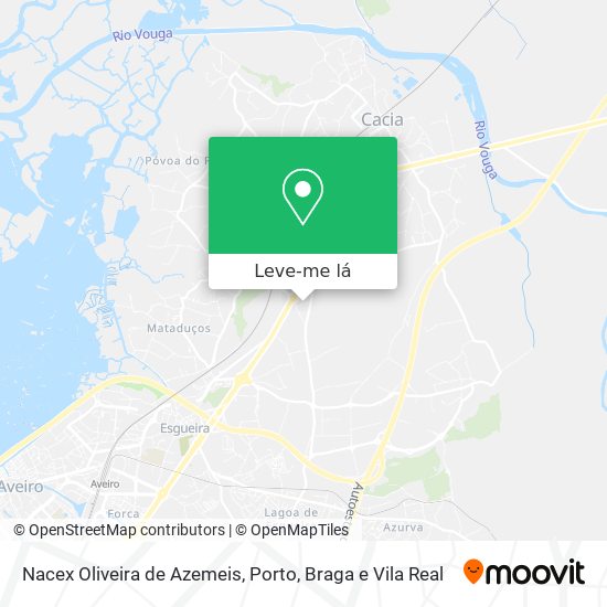 Nacex Oliveira de Azemeis mapa