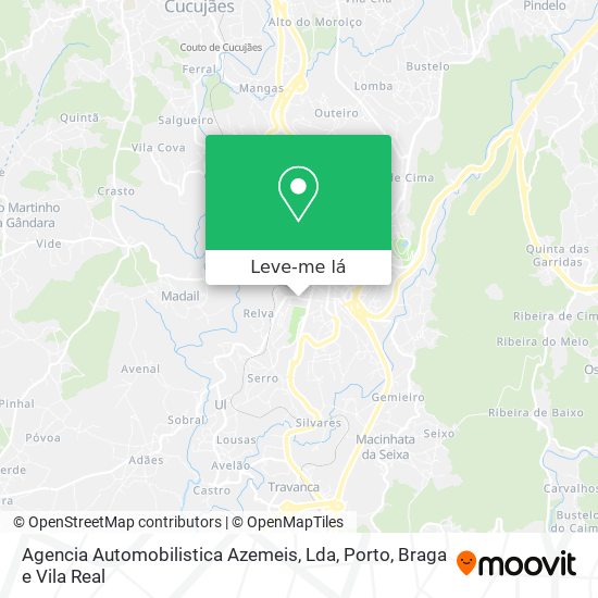 Agencia Automobilistica Azemeis, Lda mapa