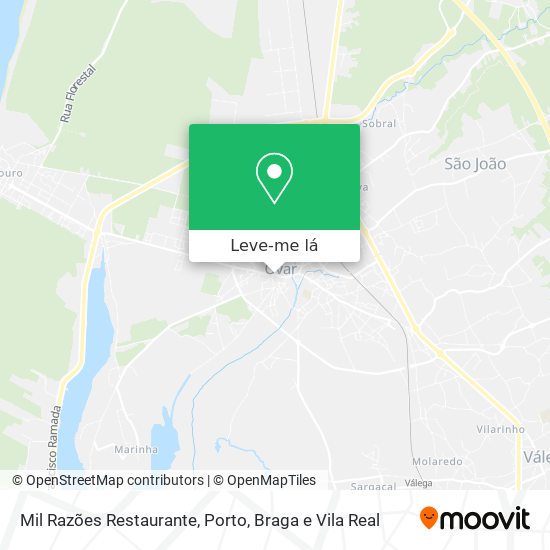 Mil Razões Restaurante mapa