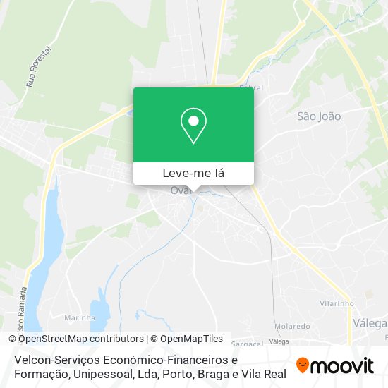 Velcon-Serviços Económico-Financeiros e Formação, Unipessoal, Lda mapa