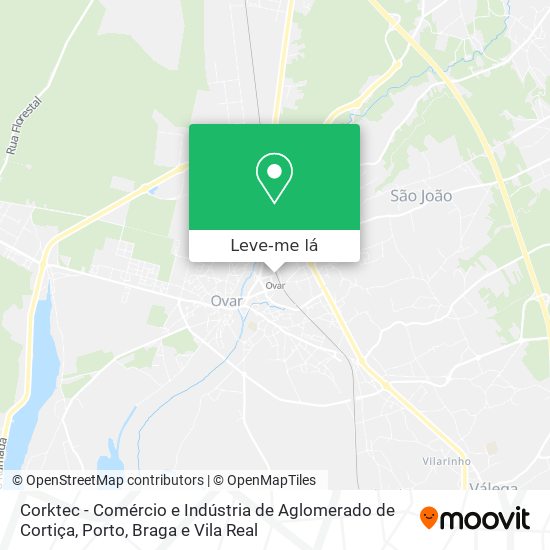 Corktec - Comércio e Indústria de Aglomerado de Cortiça mapa