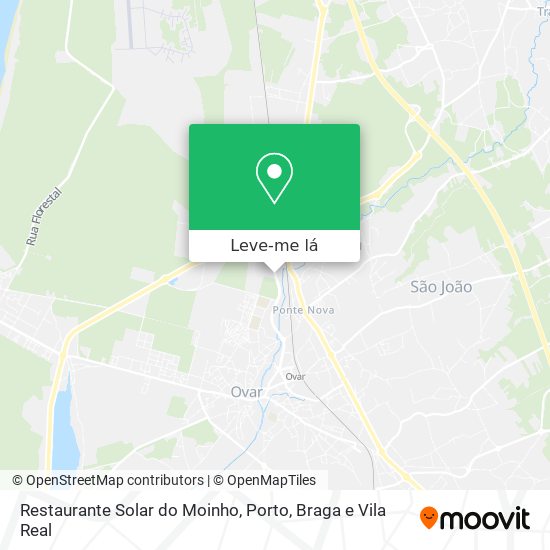 Restaurante Solar do Moinho mapa