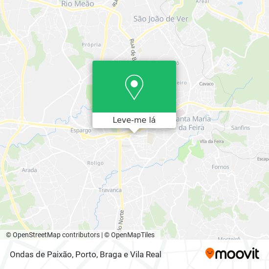 Ondas de Paixão mapa