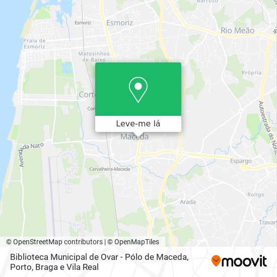 Biblioteca Municipal de Ovar - Pólo de Maceda mapa