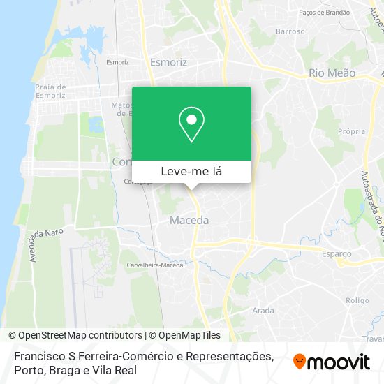 Francisco S Ferreira-Comércio e Representações mapa