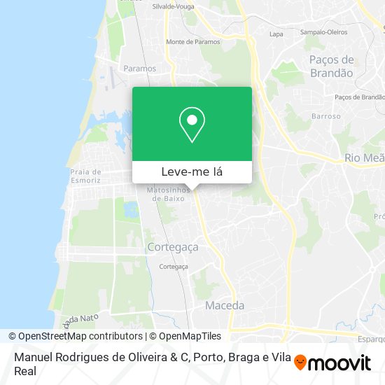 Manuel Rodrigues de Oliveira & C mapa