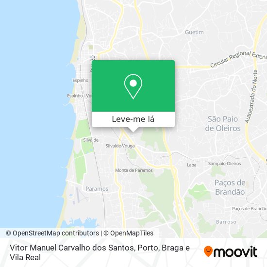 Vitor Manuel Carvalho dos Santos mapa