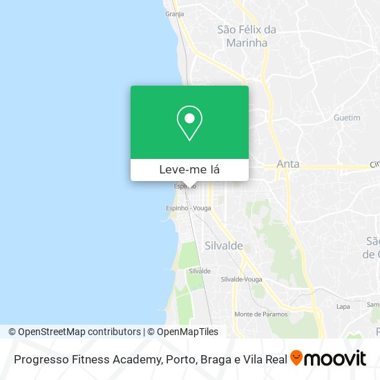 Progresso Fitness Academy mapa