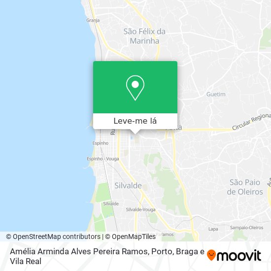 Amélia Arminda Alves Pereira Ramos mapa