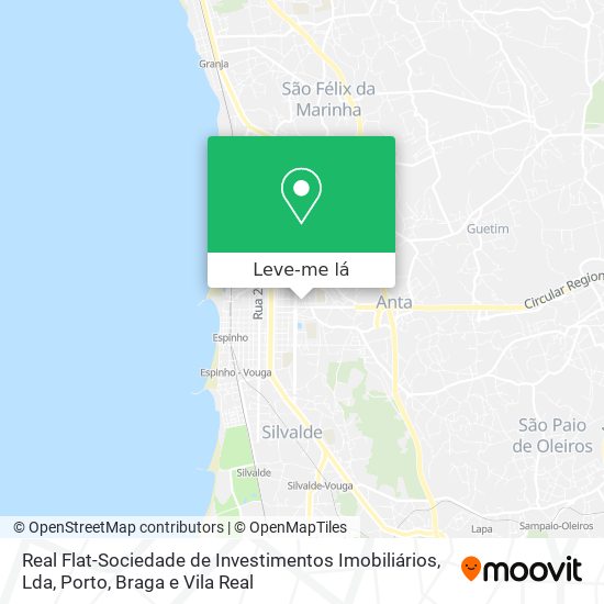 Real Flat-Sociedade de Investimentos Imobiliários, Lda mapa