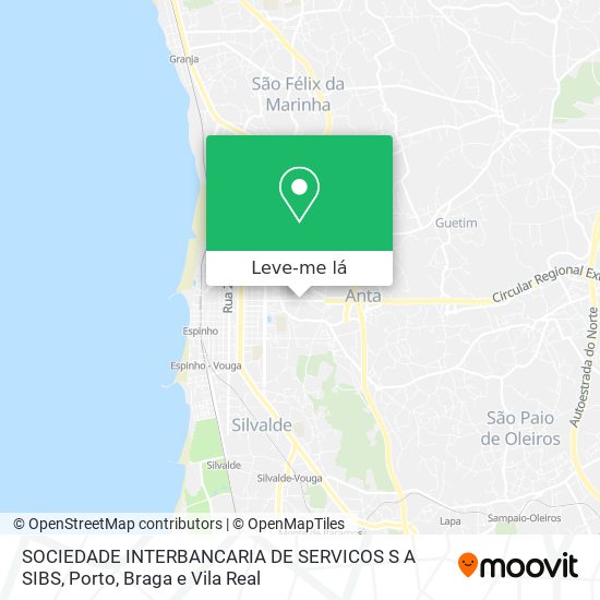 SOCIEDADE INTERBANCARIA DE SERVICOS S A SIBS mapa