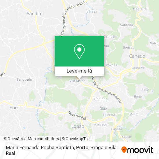 Maria Fernanda Rocha Baptista mapa