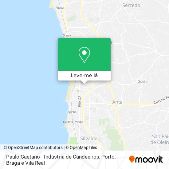 Paulo Caetano - Indústria de Candeeiros mapa