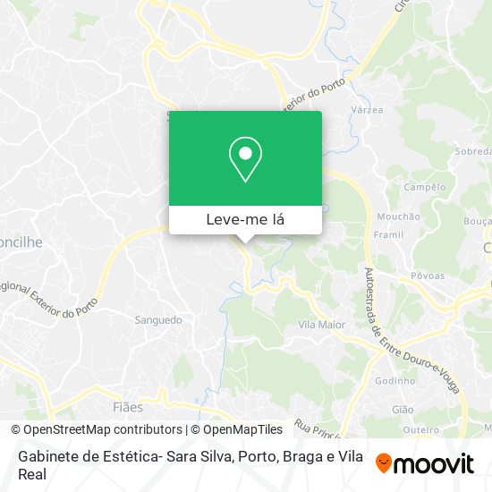 Gabinete de Estética- Sara Silva mapa