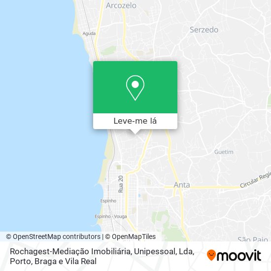 Rochagest-Mediação Imobiliária, Unipessoal, Lda mapa