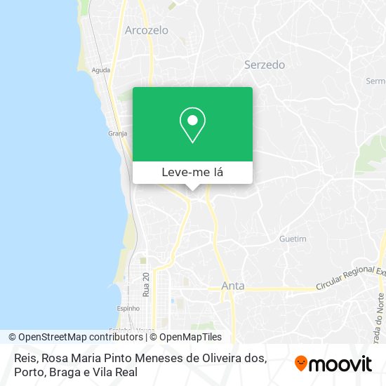 Reis, Rosa Maria Pinto Meneses de Oliveira dos mapa