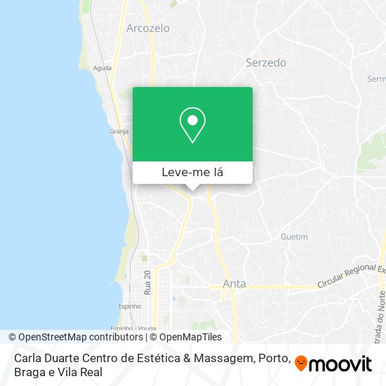 Carla Duarte Centro de Estética & Massagem mapa