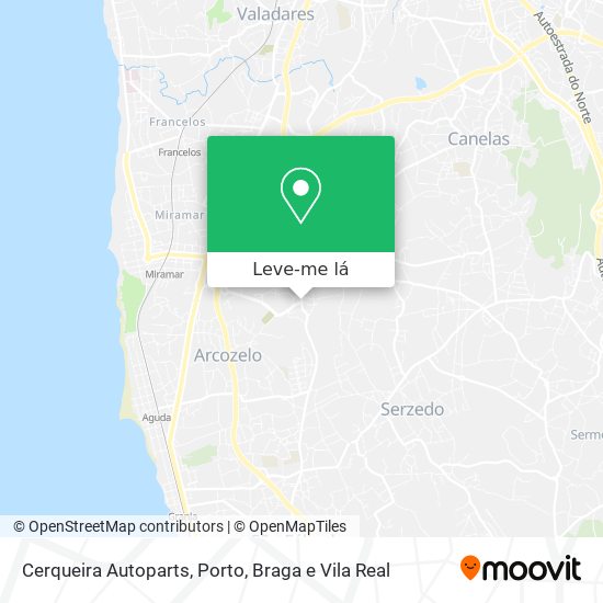 Cerqueira Autoparts mapa