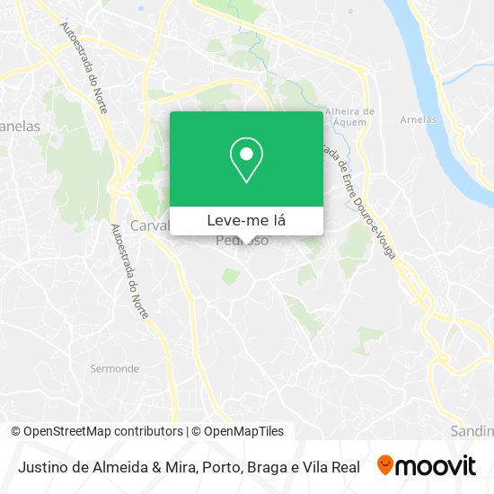 Justino de Almeida & Mira mapa