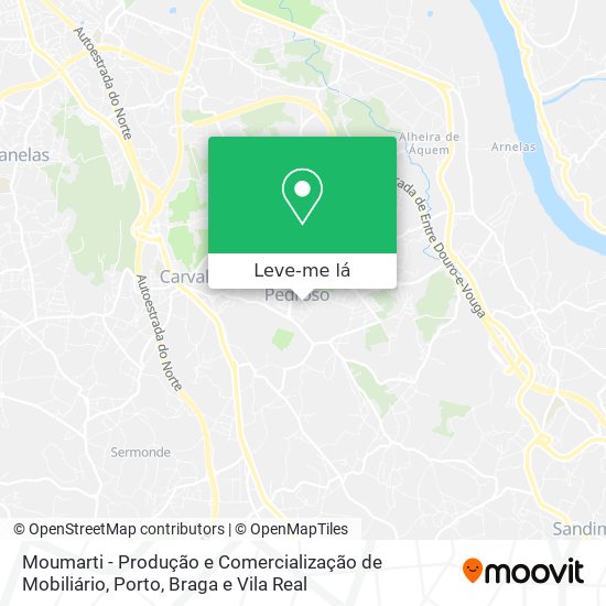 Moumarti - Produção e Comercialização de Mobiliário mapa