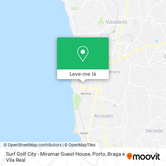 Surf Golf City - Miramar Guest House mapa