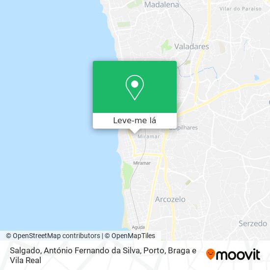 Salgado, António Fernando da Silva mapa