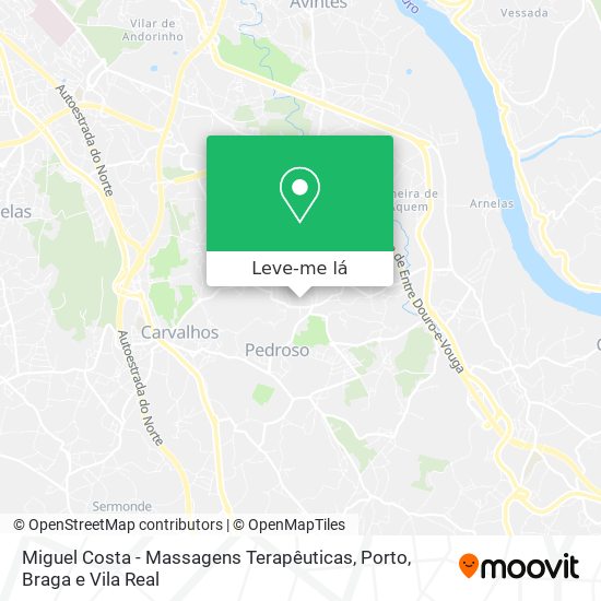 Miguel Costa - Massagens Terapêuticas mapa