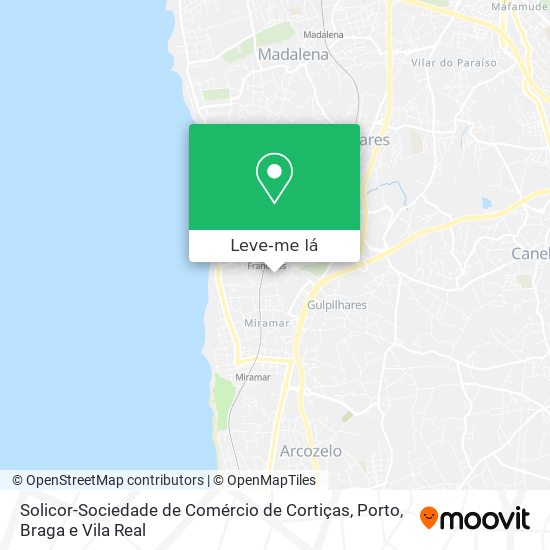 Solicor-Sociedade de Comércio de Cortiças mapa