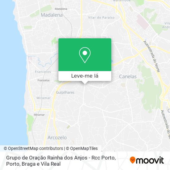 Grupo de Oração Rainha dos Anjos - Rcc Porto mapa