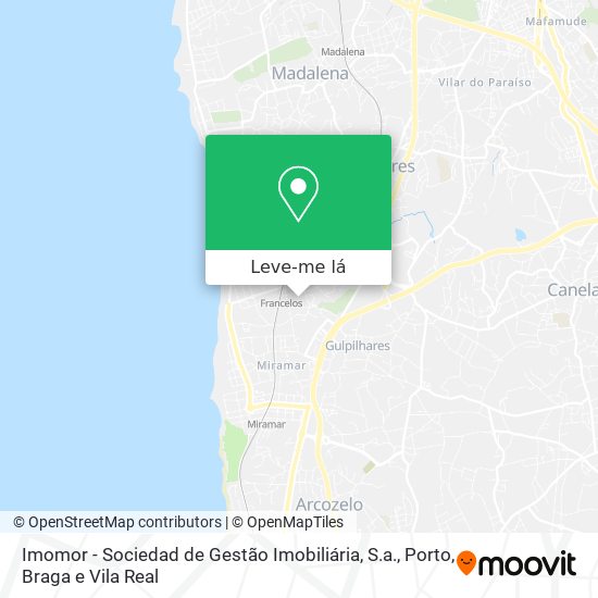 Imomor - Sociedad de Gestão Imobiliária, S.a. mapa