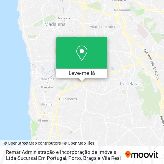 Remar Administração e Incorporação de Imóveis Ltda-Sucursal Em Portugal mapa