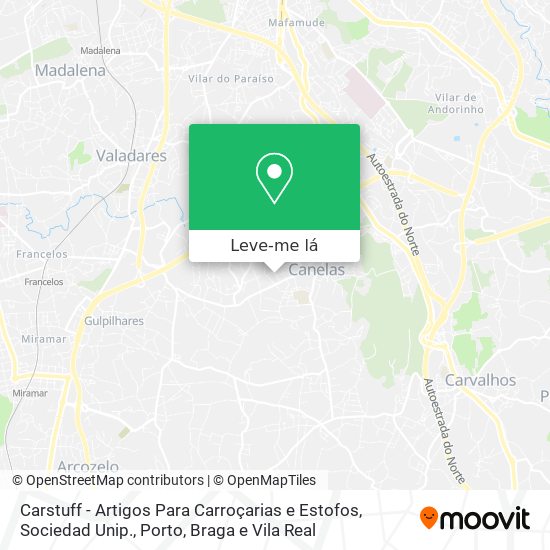 Carstuff - Artigos Para Carroçarias e Estofos, Sociedad Unip. mapa