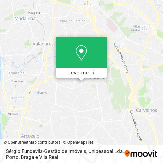 Sérgio Fundevila-Gestão de Imóveis, Unipessoal Lda mapa