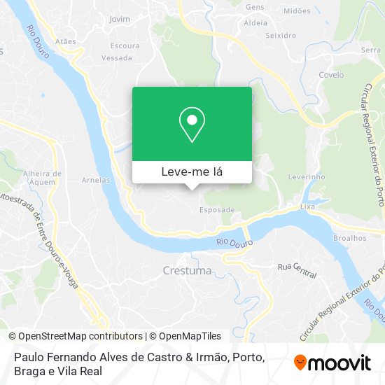 Paulo Fernando Alves de Castro & Irmão mapa