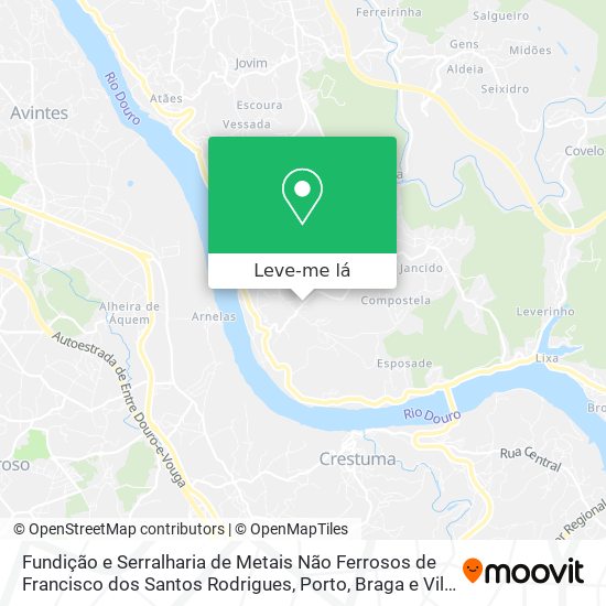 Fundição e Serralharia de Metais Não Ferrosos de Francisco dos Santos Rodrigues mapa