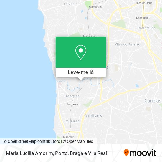 Maria Lucilia Amorim mapa