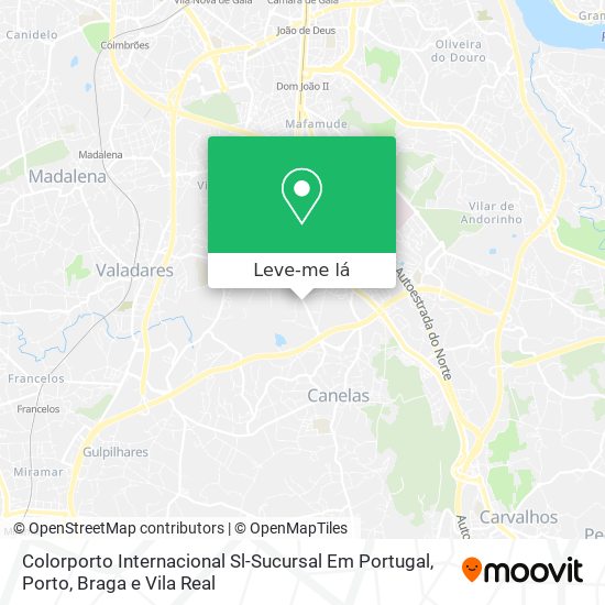 Colorporto Internacional Sl-Sucursal Em Portugal mapa